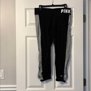 PINK Victoria's Secret Women’s Leggings in Black and Gray